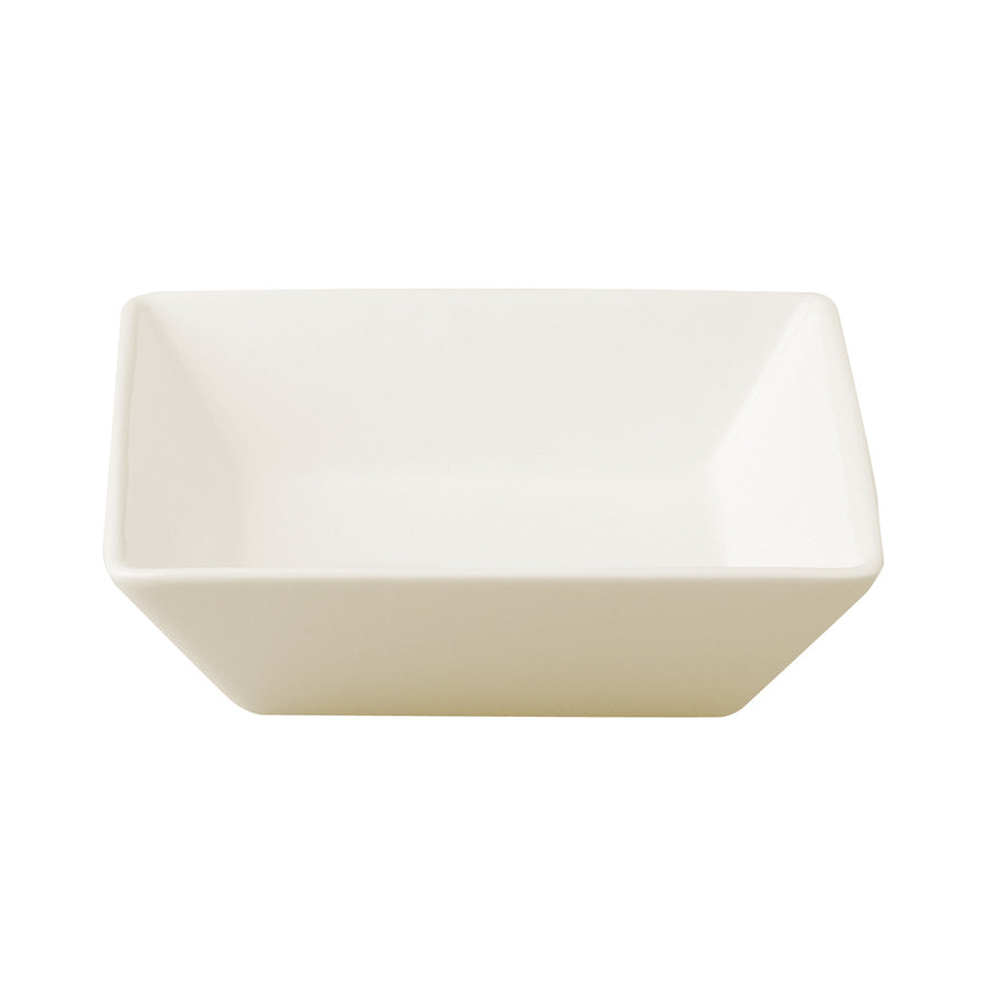 Rak Minimax Vitrified Porcelain White Square Bowl 9x4.25cm Pack of 6