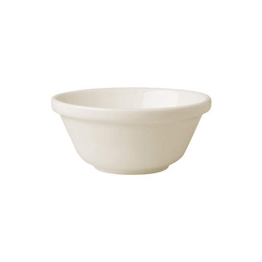 Rak Banquet Vitrified Porcelain White Round Stacking Salad Bowl 25cl Pack of 12