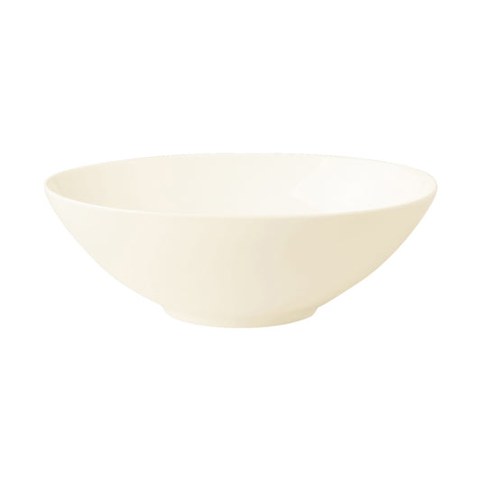 Rak Ivoris Finedine Vitrified Porcelain White Oval Salad Bowl 16x11cm Pack of 6