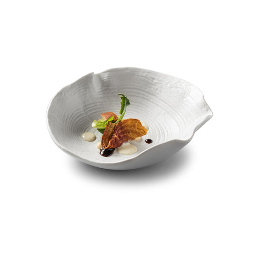 Pordamsa Arbre Porcelain Matte White Round Bowl 16cm Pack of 6