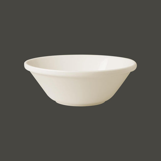 Rak Banquet Vitrified Porcelain White Round Stacking Salad Bowl 72cl Pack of 12