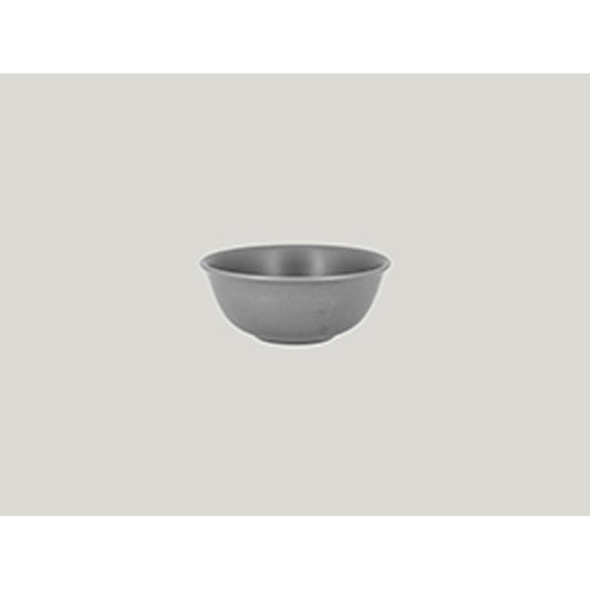 Rak Shale Vitrified Porcelain Grey Round Rice Bowl 16x6.5cm 58cl Pack of 12