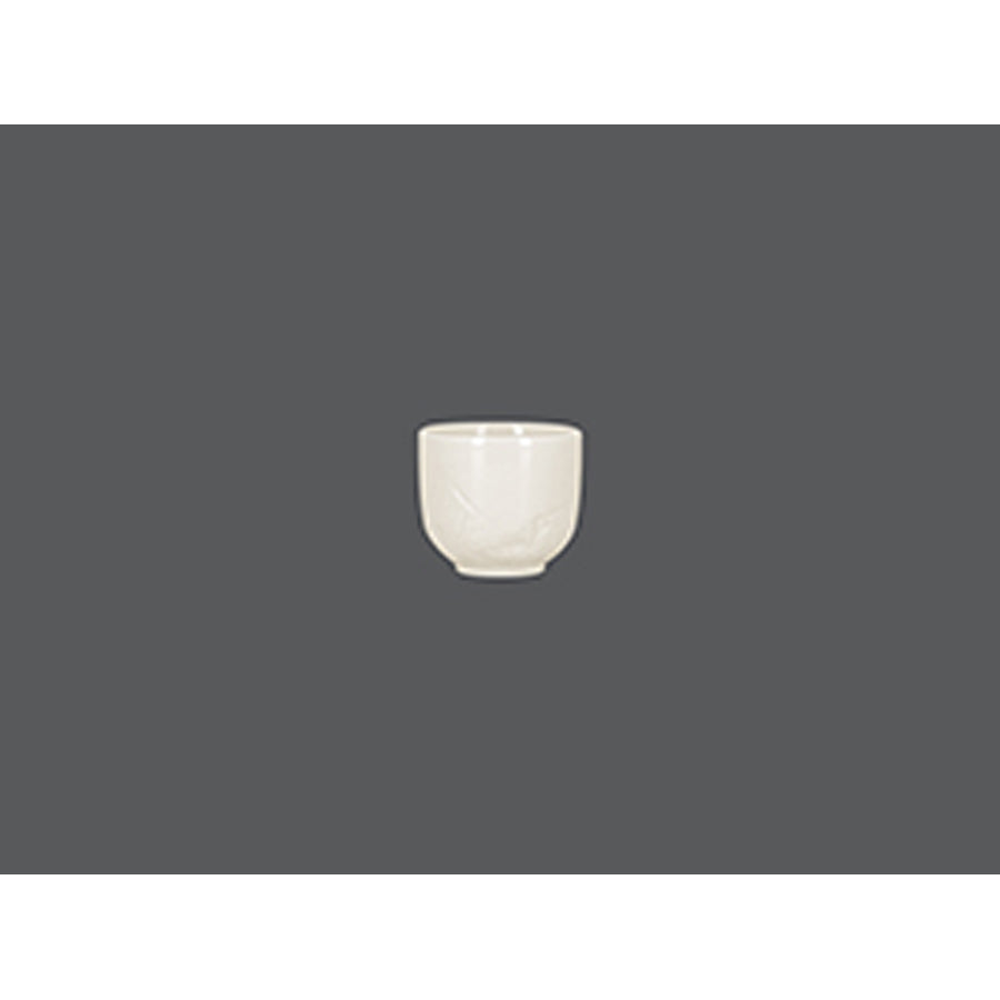 Rak Sketches Vitrified Porcelain White Espresso Cup 9CL Pack of 12