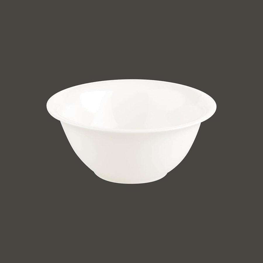 Rak Banquet Vitrified Porcelain White Round Salad Bowl 20cm/05cl Pack of 12