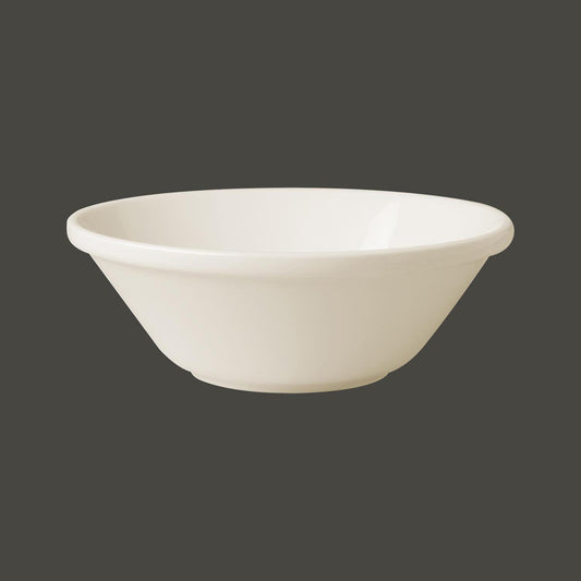 Rak Banquet Vitrified Porcelain White Round Stacking Salad Bowl 118cl Pack of 12