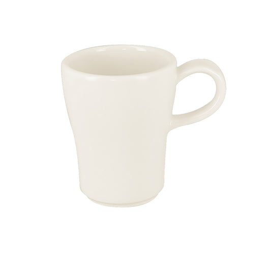 Rak Mazza Vitrified Porcelain White Stacking Breakfast Cup 35cl Pack of 12