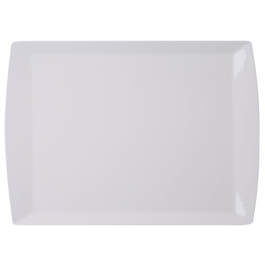 Rak Minimax Vitrified Porcelain White Sandwich Tray 39x28x2.5cm Pack of 6