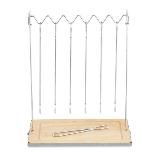Tower 6 Piece Hanging Skewer Set With Stand