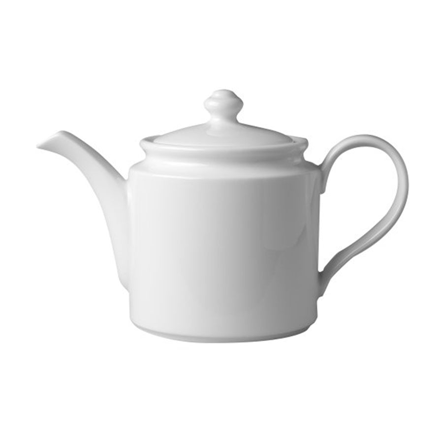 Rak Banquet Vitrified Porcelain White Teapot & Lid 40cl 13.5oz Pack of 4