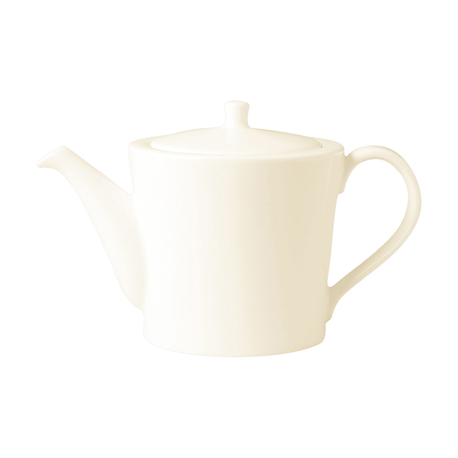 Rak Ivoris Finedine Vitrified Porcelain White Teapot With Lid 40cl Pack of 4