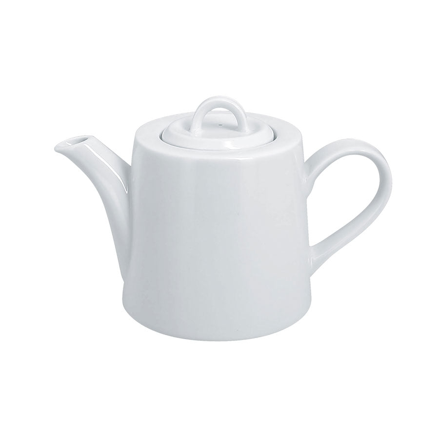 Rak Access Vitrified Porcelain White Teapot & Lid 45cl Pack of 4