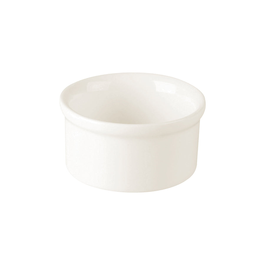 Rak Banquet Vitrified Porcelain White Round Butter Ramekin 5cm 4cl Pack of 12