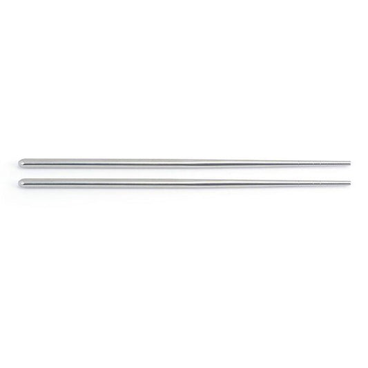 Front of the House 9in Mirrored Stainless Steel Straight Chopsticks Pack of 48