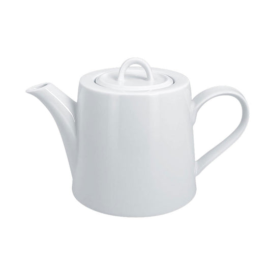 Rak Access Vitrified Porcelain White Teapot & Lid 80cl Pack of 4