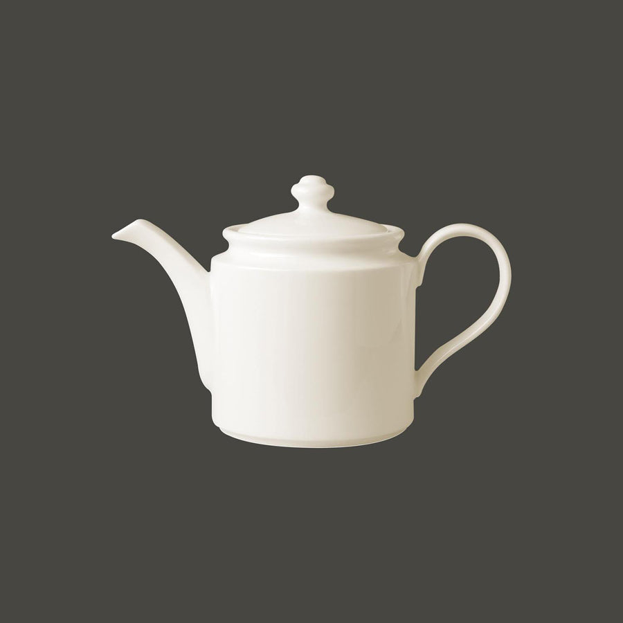 Rak Banquet Vitrified Porcelain White Teapot & Lid 80cl 27oz Pack of 4