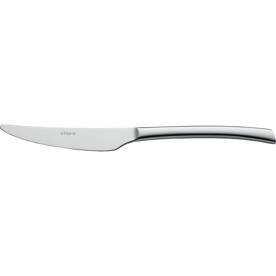 Utopia Saturn 18/10 Stainless Steel Table Knife Pack of 12