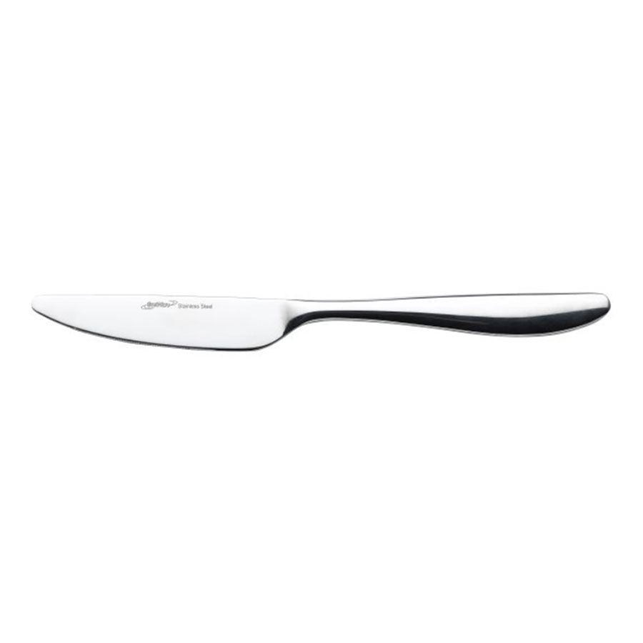 Genware Saffron 18/10 Stainless Steel Dessert Knife Pack of 12