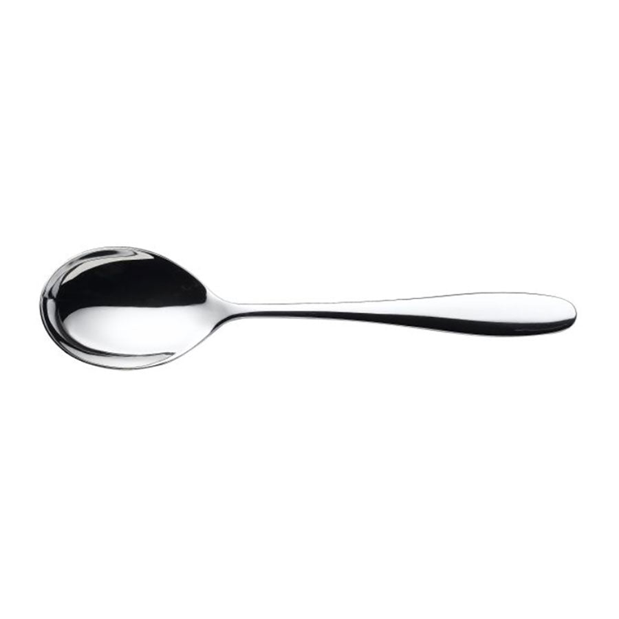 Genware Saffron 18/10 Stainless Steel Dessert Spoons Pack of 12