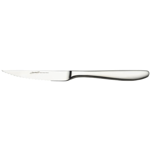 Genware Saffron 18/10 Stainless Steel Steak Knife Pack of 12