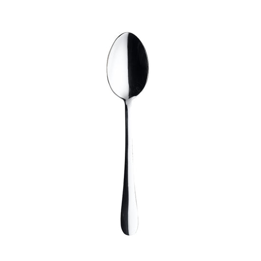 Genware Florence 18/0 Stainless Steel Dessert Spoons Stainless Steel Pack of 12