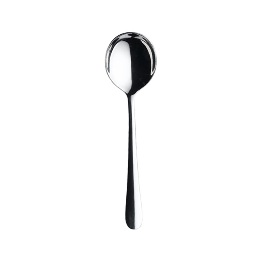 Genware Florence 18/0 Stainless Steel Soup Spoons Stainless Steel Pack of 12