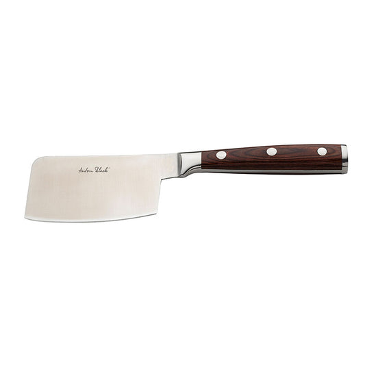 Anton Black Stainless Steel Cleaver Steak Knife With Wooden Handle Pack of 12