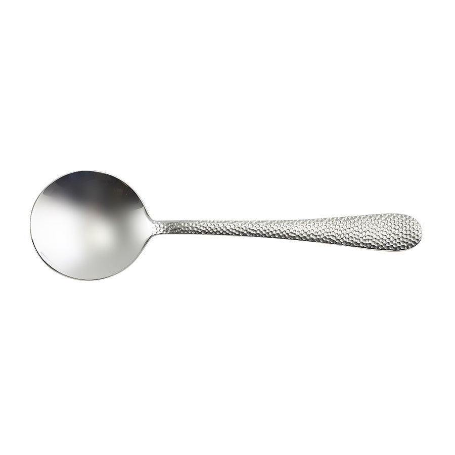 Genware Cortona 18/0 Stainless Steel Soup Spoons Pack of 12