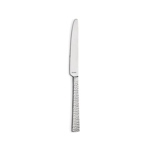 Amefa Hammered 18/0 Stainless Steel Table Knife Pack of 12