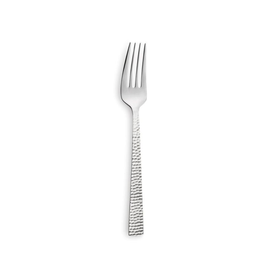 Amefa Hammered 18/0 Stainless Steel Forks Pack of 12