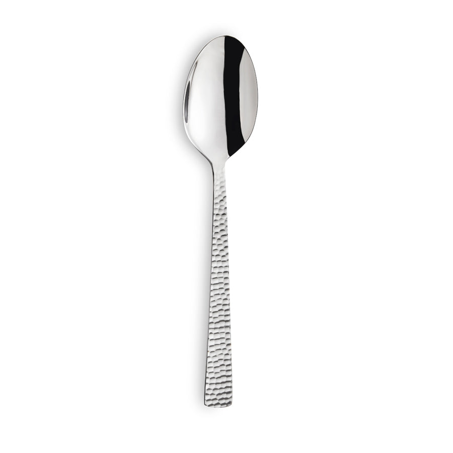 Amefa Hammered 18/0 Stainless Steel Dessert Spoons Pack of 12