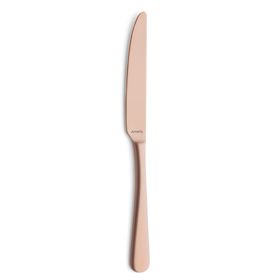 Amefa Austin 18/0 Stainless Steel Table Knife Copper Pack of 12