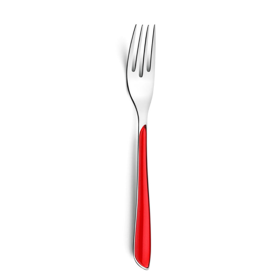 Amefa Eclat 18/10 Stainless Steel Forks Red Pack of 12