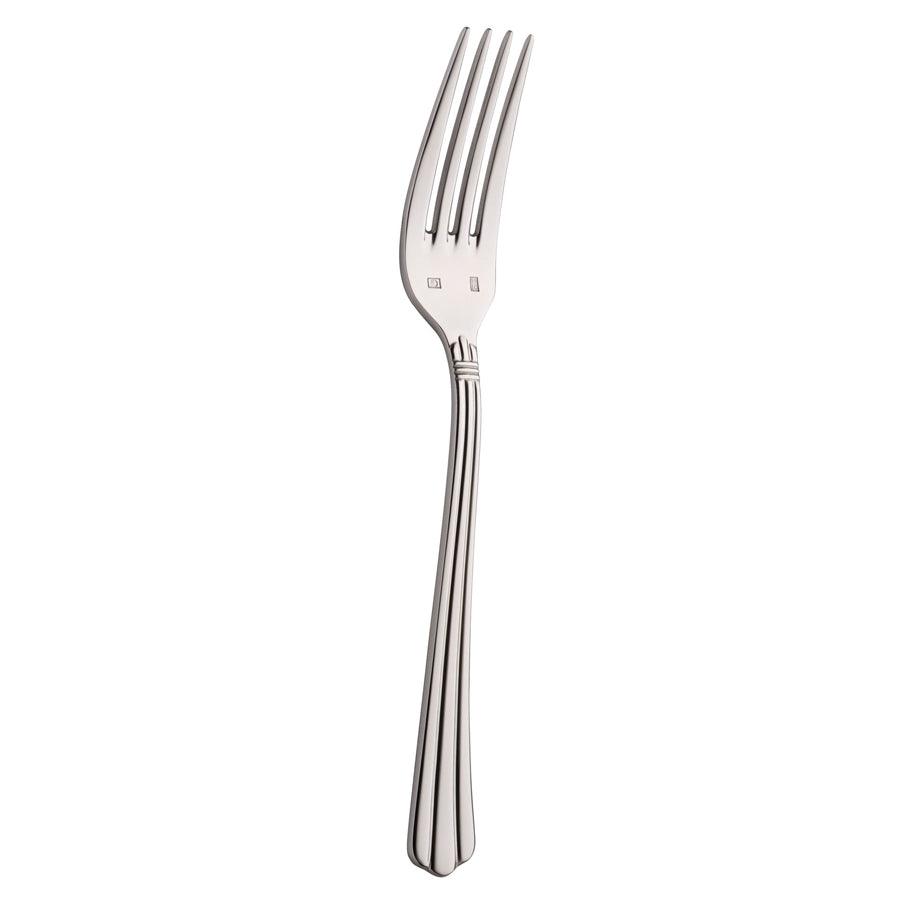 Byblos Ribbed 18/10 Stainless Steel Highly Polished Forks Pack of 12