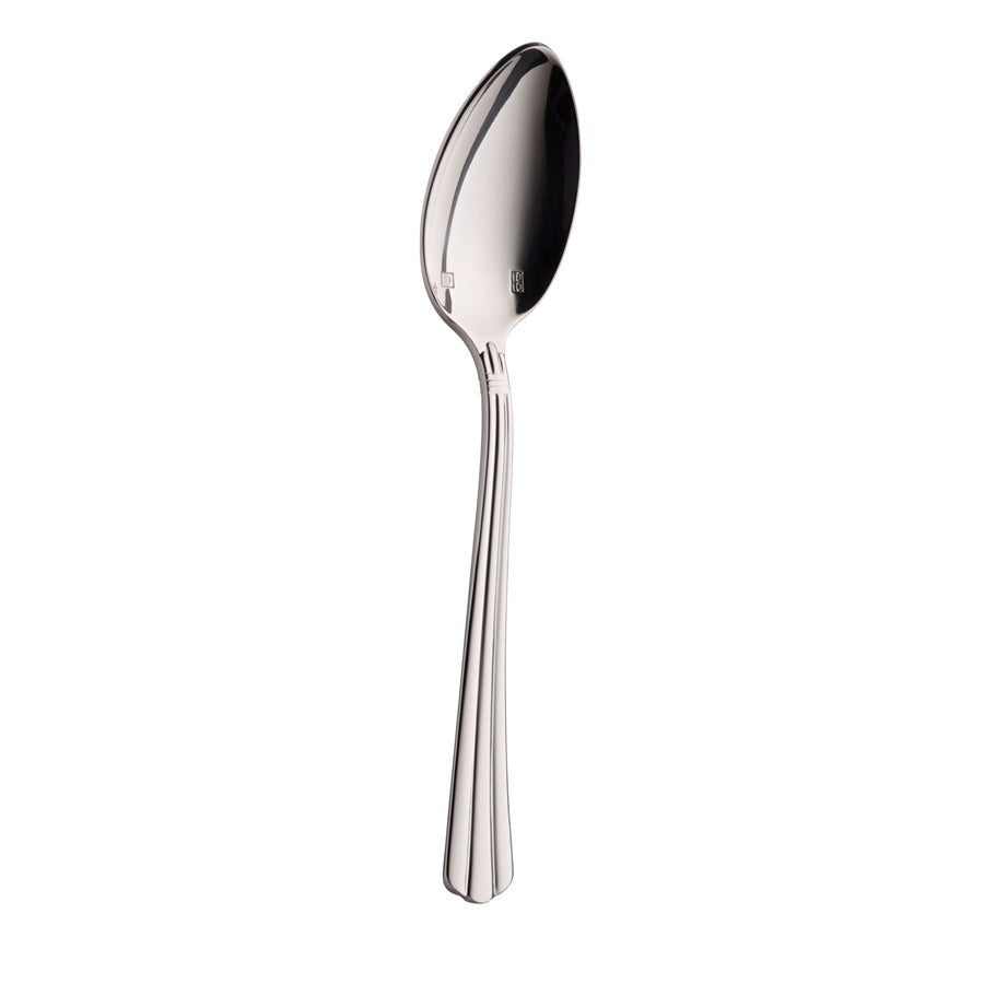 Byblos Ribbed 18/10 Stainless Steel Highly Polished TeaSpoons Pack of 12