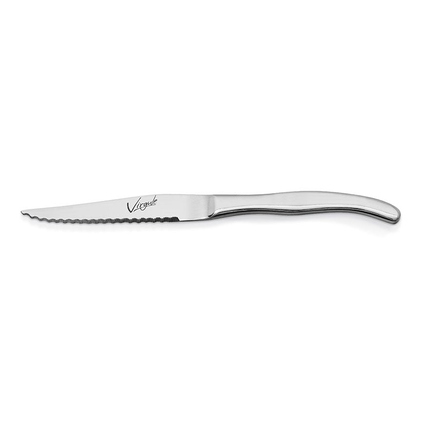 Amefa Virgule Mirror 18/10 Stainless Steel Steak Knife Pack of 12