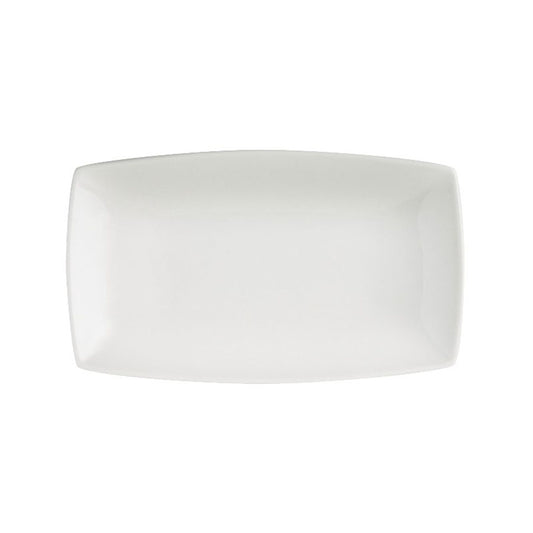 Elia Orientix Bone China White Rectangular Plate 11.5x19cm Pack of 6