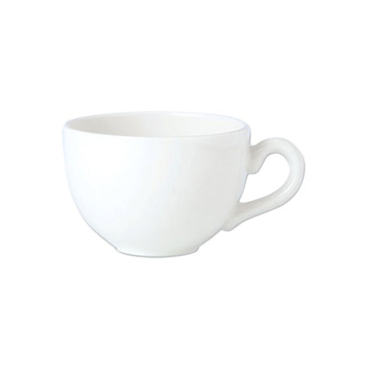 Steelite Simplicity Vitrified Porcelain White Empire Low Cup 17cl Pack of 36