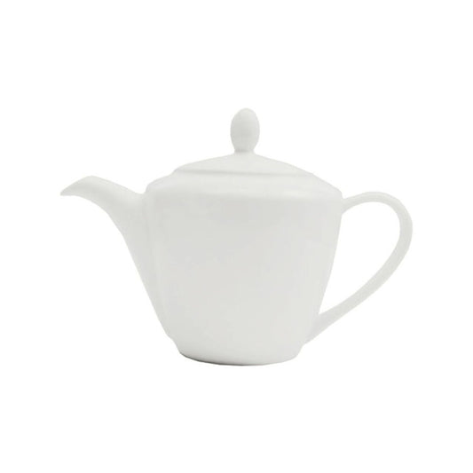 Steelite Simplicity Vitrified Porcelain White Harmony Teapot Lid 1 Pack of 12