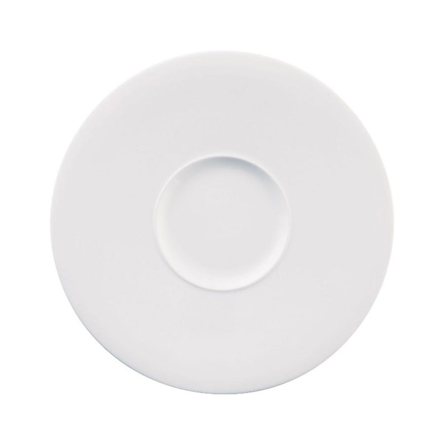 Churchill Ambience Alchemy Fine China White Round Wide Rim Plate 28cm Pack of 6