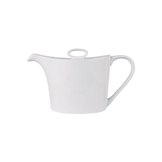 Churchill Ambience Alchemy Fine China White Oval Teapot 71cl Pack of 6