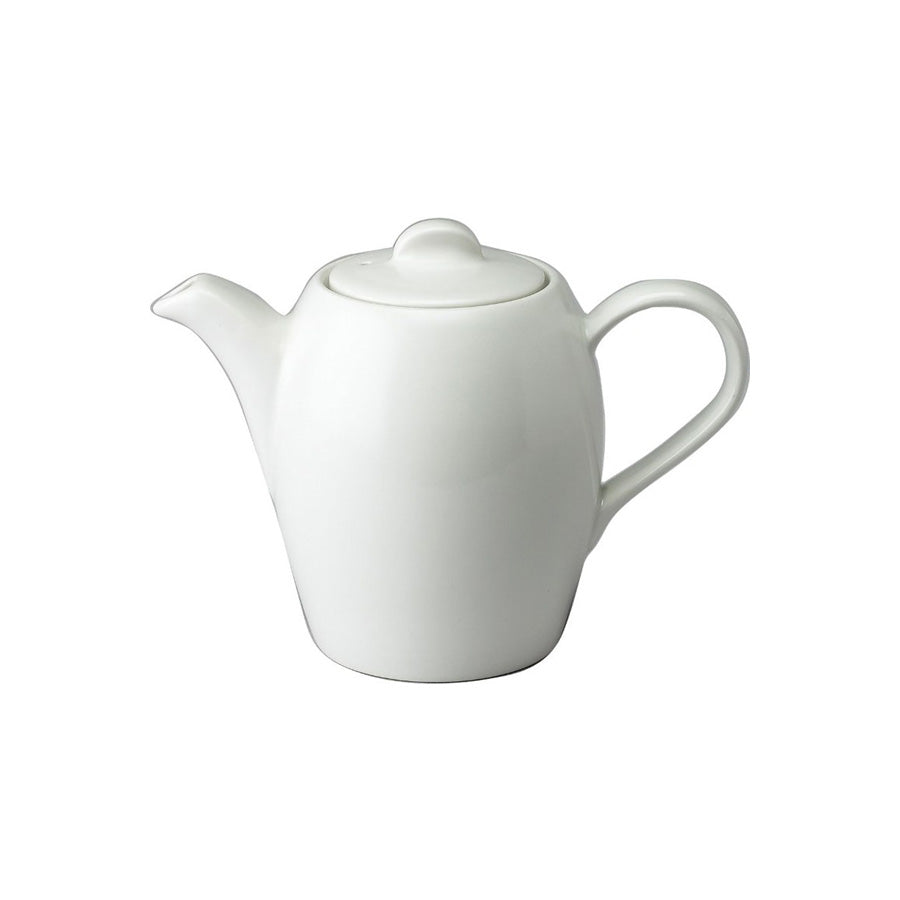 Churchill White Holloware Vitrified Porcelain Café Teapot 34cl 12oz Pack of 4