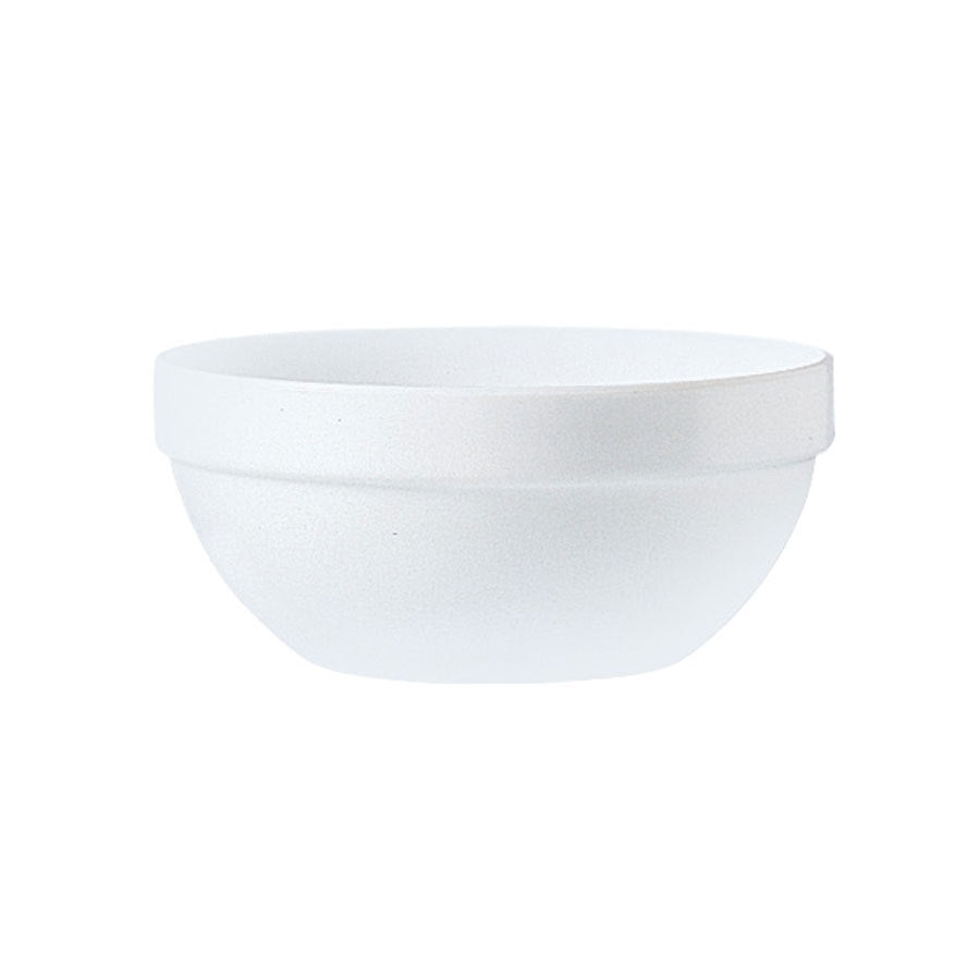 Arcoroc Restaurant Opal White Round Stacking Bowl 13cm Pack of 36