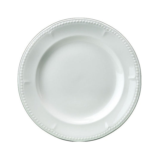 Churchill Buckingham Vitrified Porcelain White Round Plate 30.5cm 12 Inch Pack of 12