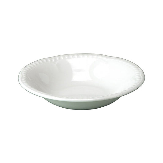 Churchill Buckingham Vitrified Porcelain White Round Oatmeal Bowl 18cm 39cl 13.7oz Pack of 24