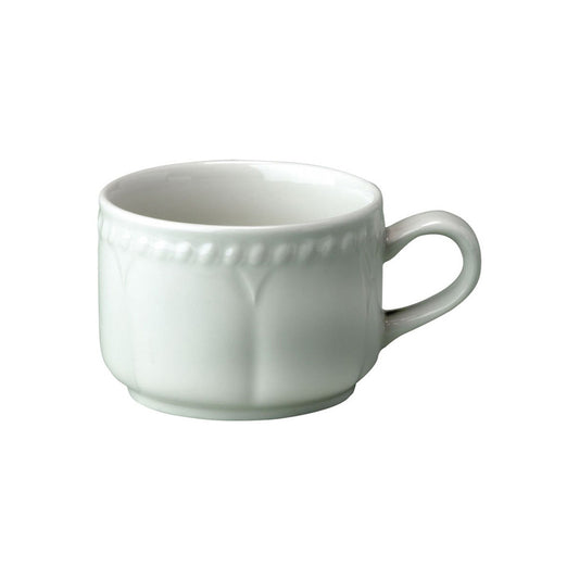 Churchill Buckingham Vitrified Porcelain White Stacking Teacup 21cl 7.4oz Pack of 24