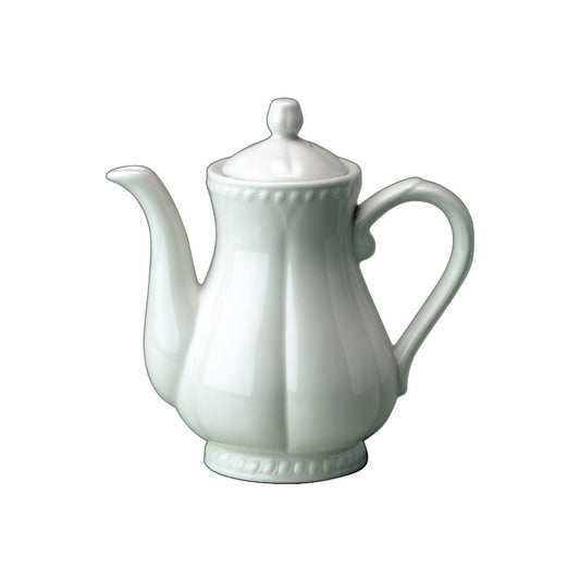 Churchill Buckingham Vitrified Porcelain White Coffee Pot 20oz Pack of 4