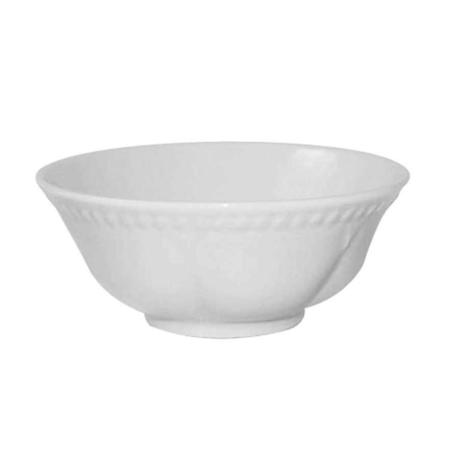 Churchill Bit On The Side Vitrified Porcelain White Round Buckingham Bowl 38.5cl 13.6oz Pack of 24