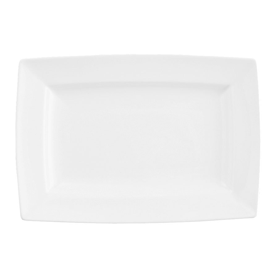 Churchill Energy Alchemy Fine China White Rectangular Plate 33x23cm Pack of 6