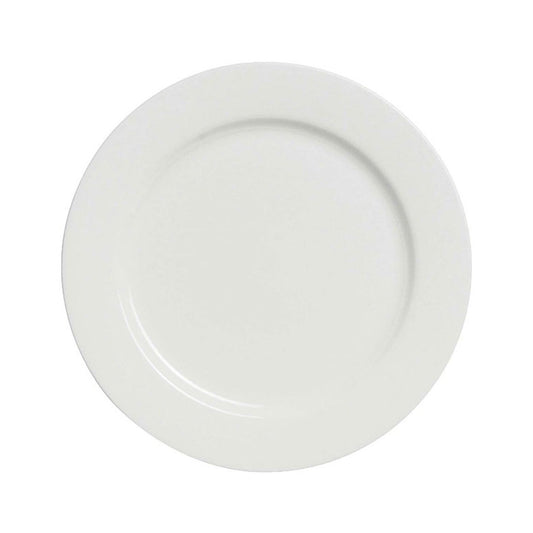 Elia Glacier Bone China White Round Plate 16.5cm Pack of 6