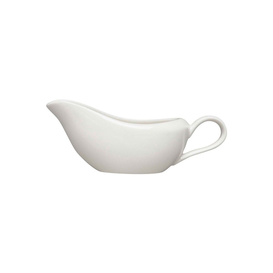 Elia Glacier Bone China White Sauce Boat 9.5cl Pack of 2